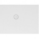 Subway Infinity, Receveurs de douche, 900 x 750 x 40 mm, Rectangulaire, en céramique, Ces receveurs de douche sont découpés sur deux côtés (non émaillés). A installer à gauche contre les murs Blanc