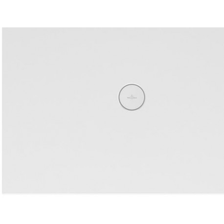 Subway Infinity, Receveurs de douche, 900 x 750 x 40 mm, Rectangulaire, en céramique, Ces receveurs de douche sont découpés sur deux côtés (non émaillés). A installer à droite contre les murs Blanc