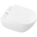 Cuvette Subway 2.0370 x 560 mm, DirectFlush, modèle suspendu, sortie horizontale, En porcelaine sanitaire Blanc CeramicPlus