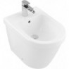 Architectura, Bidets sur pied, 370 x 550 mm, Ovale, pour robinetterie monotrou , troude robinetterie percé,avec trop-plein, modèle sur pied, En porcelaine sanitaire