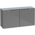 Armoires de salle de bains, 758 x 400 x 235 mm, modèle suspendu, En bois Black Matt Lacquer