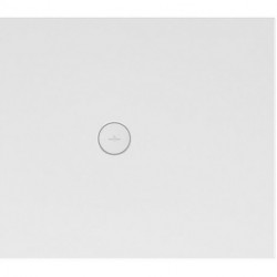 Subway Infinity, Receveurs de douche, 1000 x 900 x 40 mm, Rectangulaire, en céramique, Ces receveurs de douche sont découpés sur le côté court. A installeravec leur côté découpé (non émaillé) contre le mur Blanc