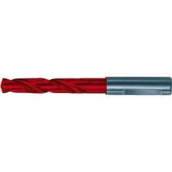 Foret hélicoïdal en carbure monobloc, SuperLine 5 x D, type RT 100 U, DIN 6537, DIN 6535, forme HE, surface FIRE, Ø m7 : 5,95 mm, Long. totale 82 mm