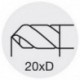Foret pour perçage profond 20 x D, Ø m7/h7 : 3,5 mm, Long. totale 136 mm, Long. hélice 96 mm, Ø queue h6 : 6 mm