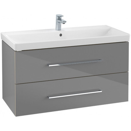 Avento, Meubles sous vasque, 780 x 514 x 452 mm, modèle suspendu, En bois Elm Impresso