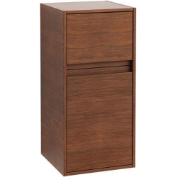 Antheus, Armoires de salle de bains, 400 x 850 x 400 mm, modèle suspendu, En bois Black Ash