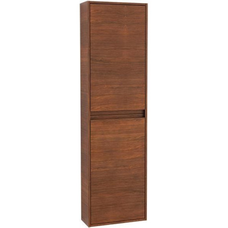 Antheus, Armoires de salle de bains, 480 x 1700 x 200 mm, modèle suspendu, En bois Black Ash