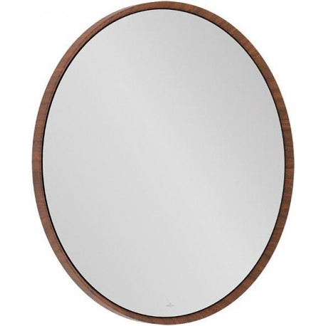 Antheus, Miroirs de salle de bains, 850 x 850 x 35 mm, modèle suspendu, En bois 