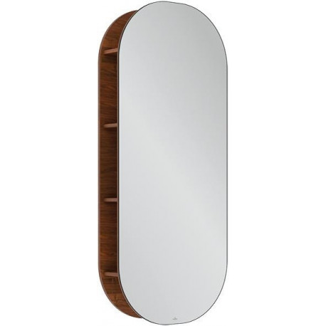 Antheus, Miroirs de salle de bains, 600 x 1400 x 178 mm, modèle suspendu, En bois 