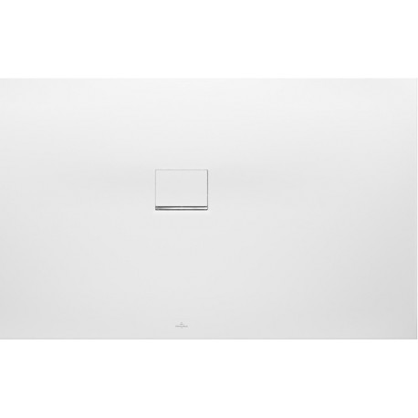 Squaro Infinity, Receveurs de douche rectangulaires, 900 x 40 x 15 mm, Rectangulaire, montage en angle, à gauche contre le mur Stone White