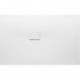 Squaro Infinity, Receveurs de douche rectangulaires, 900 x 40 x 15 mm, Rectangulaire, montage en angle, à gauche contre le mur Stone White