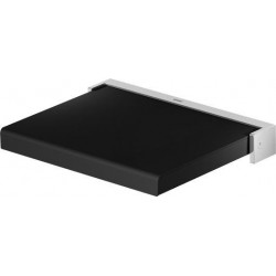 Siège de douche en Duravit OPENSPACE pliable alu / anthracite