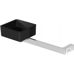 Poignéeavec panier de douche gauche OPENSPACE chromé anthracite