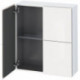 Armoire Duravit L-CUBE 700x243x800mm blanc brillant