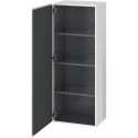 Armoire Duravit L-CUBE 500x363x1320mm ouverture gauche blanc brillant lack