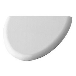 Couvercle d'urinoir FIZZ avec mécanisme d'abaissement blanc DURAVIT