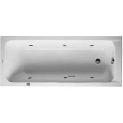 Baignoire Bain à remous rectangulaire D-CODE 110 l 170x70 blanc 1 RS Jet Project