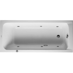Baignoire Bain à remous rectangulaire D-CODE 120 l 170x75 blanc 1 RS Jet Project