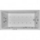 Baignoire Bain à remous rectangulaire STARCK 301 l 180x90 blanc 1 RS Combi-Syst E