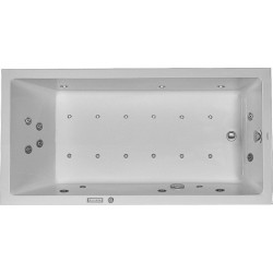 Baignoire Bain à remous rectangulaire STARCK 301 l 180x90 blanc 1 RS Combi-Syst E