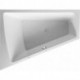 Baignoire bain à remous Duravit PAIOVA 235 l 170x130 blanc 1 dossier incliné gauche Combi-Syst P