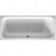 Baignoire Bain à remous rectangulaire HAPPY D.2 150 l 170x70 blanc 1 dossier incliné droite Jet-Syst