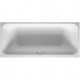 Baignoire Bain à remous rectangulaire HAPPY D.2 180 l 180x80 blanc, 2 dossiers Jet-Syst