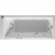 Baignoire Bain à remous rectangulaire STARCK 135 l 160x70 blanc 1 RS Combi-Syst E