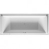 Baignoire Bain à remous rectangulaire STARCK 174 l 180x80 blanc, 2 dossiers Combi-Syst E