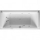 Baignoire Bain à remous rectangulaire STARCK 241 l 190x90 blanc, 2 dossiers Combi-Syst P