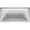 Baignoire Bain à remous rectangulaire STARCK 309 l 200x100 blanc, 2 dossiers Combi-Syst P