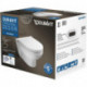 WC suspendu-Set DURASTYLE Basic RIMLESS blanc