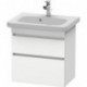 Meuble sous-vasque DURASTYLE 368x580x610mm blanc mat