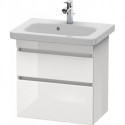 Meuble sous-vasque DURASTYLE 368x580x610mm blanc brillant