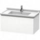 Meuble sous-vasque L-CUBE 469x820x408mm blanc mat