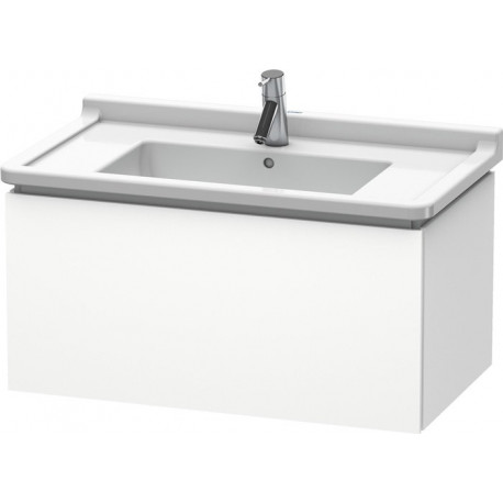 Meuble sous-vasque L-CUBE 469x820x408mm blanc mat