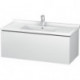 Meuble sous-vasque L-CUBE 469x1020x408mm blanc mat