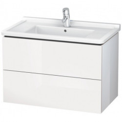 Meuble sous-vasque L-CUBE 469x820x558mm blanc mat
