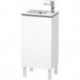 Meuble sous-vasque L-CUBE 294x420x704mm ouverture droite blanc mat
