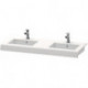 Console Duravit DURASTYLE 550x800x100mm blanc brillant