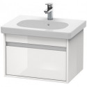 Meuble sous-vasque KETHO 455x600x410mm blanc brillant