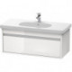 Meuble sous-vasque KETHO 455x1000x410mm blanc brillant