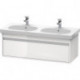 Meuble sous-vasque KETHO 455x1150x410mm blanc brillant
