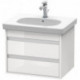 Meuble sous-vasque KETHO 455x600x480mm blanc brillant