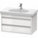 Meuble sous-vasque KETHO 465x800x480mm blanc brillant