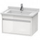 Meuble sous-vasque KETHO 465x650x410mm blanc brillant