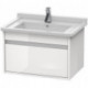 Meuble sous-vasque KETHO 465x800x410mm blanc brillant