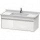 Meuble sous-vasque KETHO 465x1000x410mm blanc brillant
