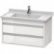 Meuble sous-vasque KETHO 465x800x480mm blanc brillant