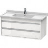 Meuble sous-vasque KETHO 465x1000x480mm blanc brillant